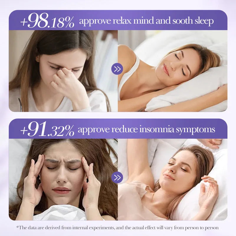 Fatigue relief sleep spray 85ml bottle with universal skin type formula for relaxation