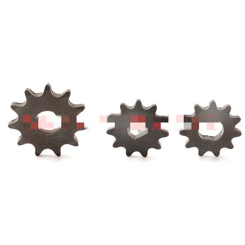 Motorcycle 11-tooth cast iron gear for 25H T8F chain reduction systems