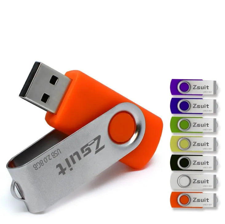 Creative 360 degree rotating USB 3.0 flash drive 64GB with metal loop, polychromatic colour option