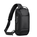 Men's waterproof Oxford cloth anti-theft crossbody messenger bag with laptop compartment