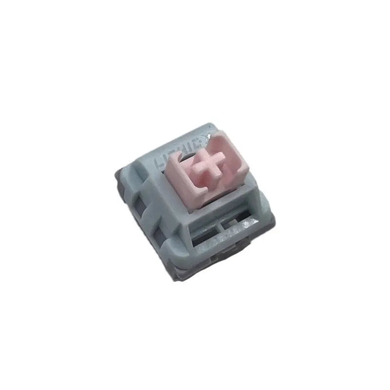 Dew Axis mechanical keyboard switch bottom body with three-colour shaft core and bridge plug-in structure