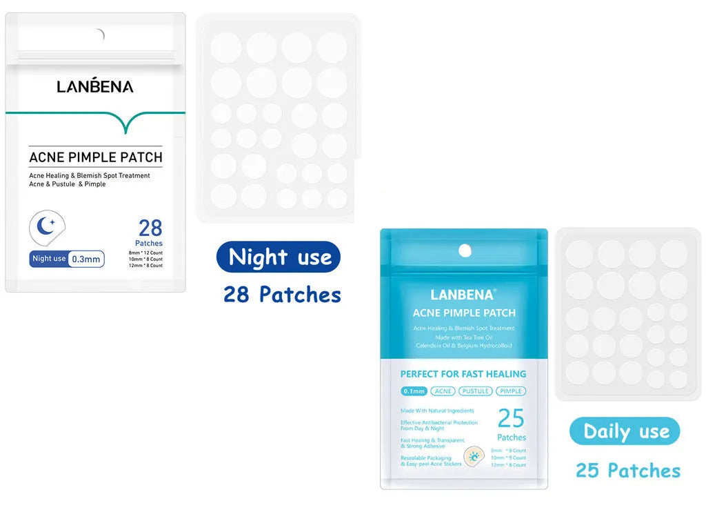 Acne stickers with tea tree oil and Calendula oil for fading blemishes and pimple marks