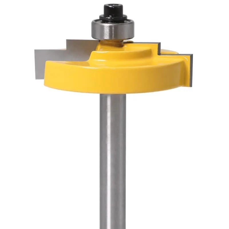 Carbide woodworking step cutter with 47.62mm ball diameter and 8mm round shank
