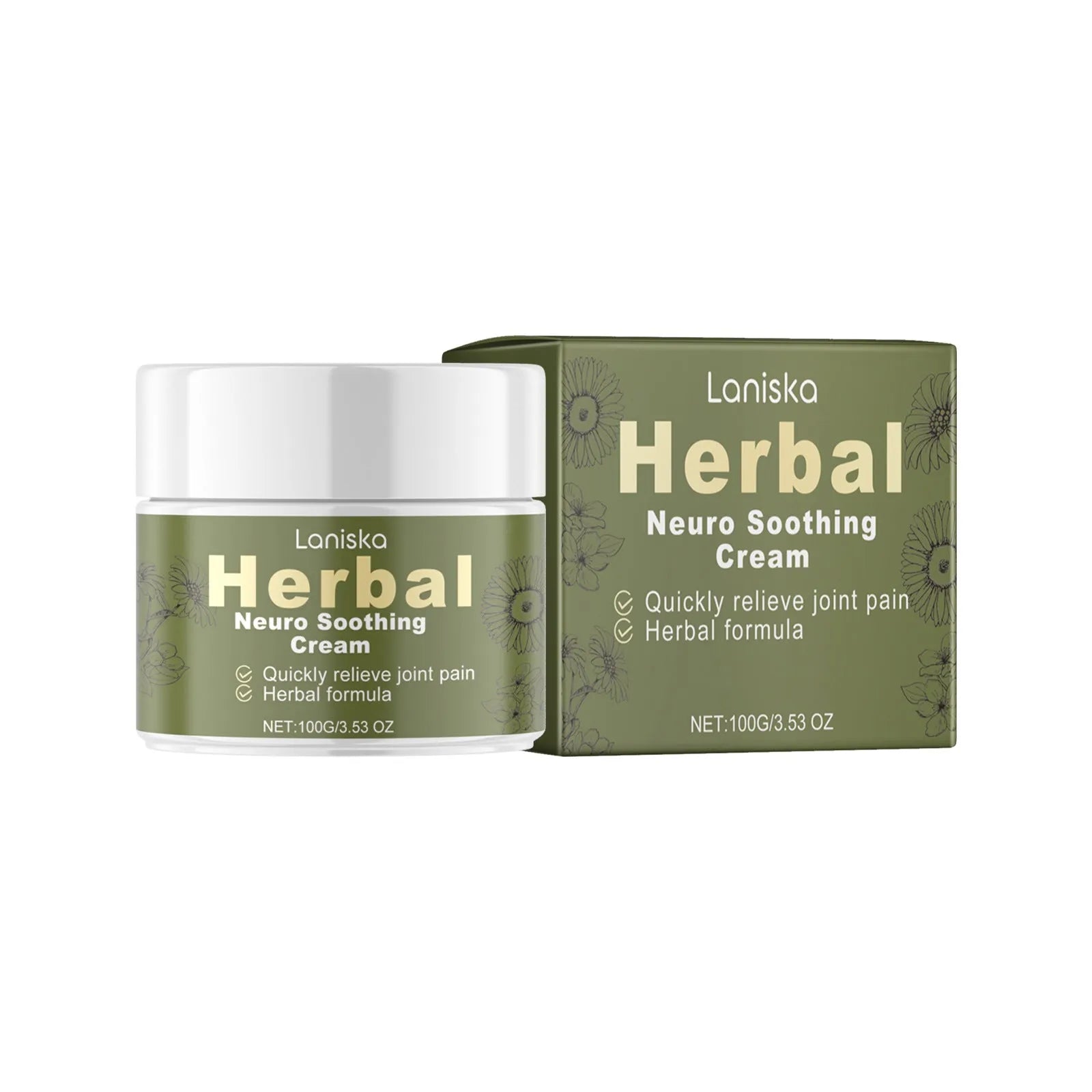 100g tub of arnica and pepper external body care cream with mugwort root and allantoin