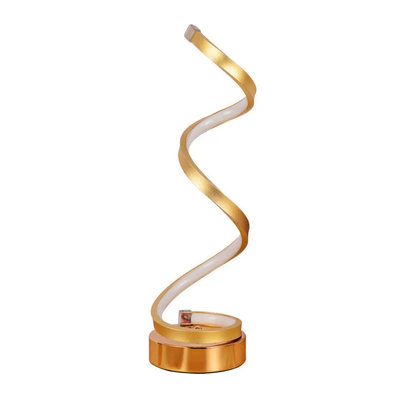 Minimalist LED table lamp with aluminium shade, metal base, tri-colour dimming, 125x450mm, black or white