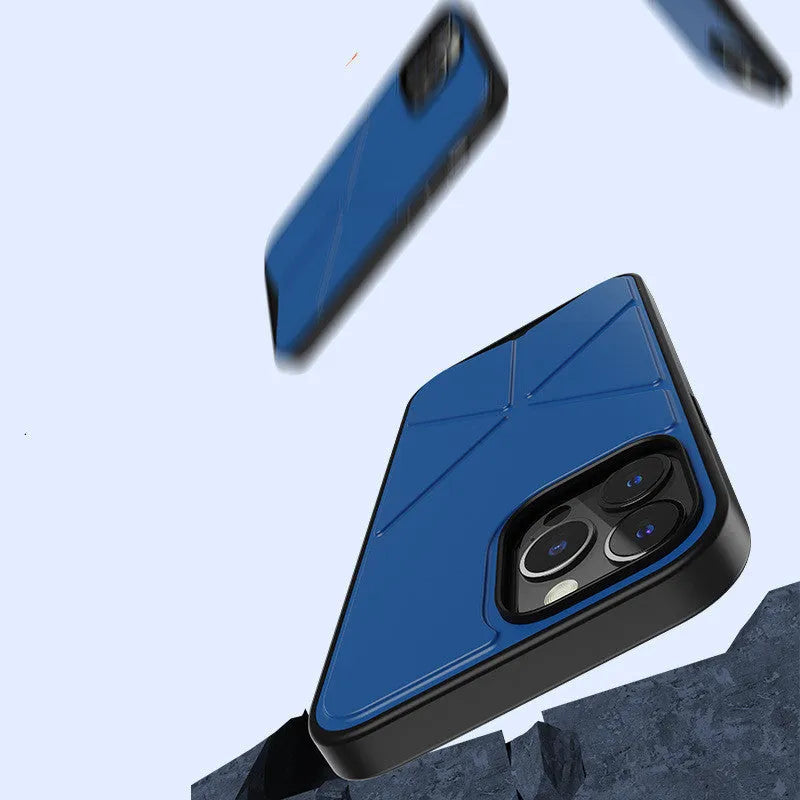 TPU phone case for iPhone 13 series in solid black or blue colour