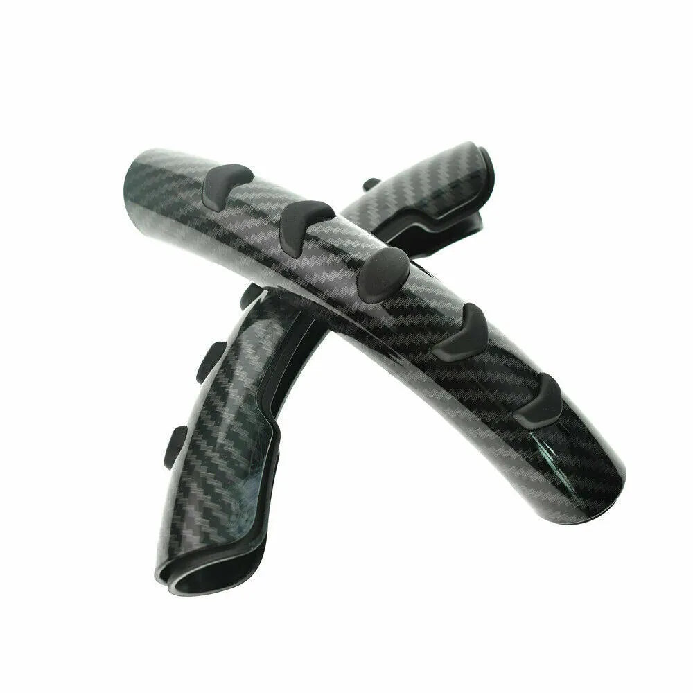 Carbon fibre black steering wheel anti-skid sleeve for 38cm diameter wheels