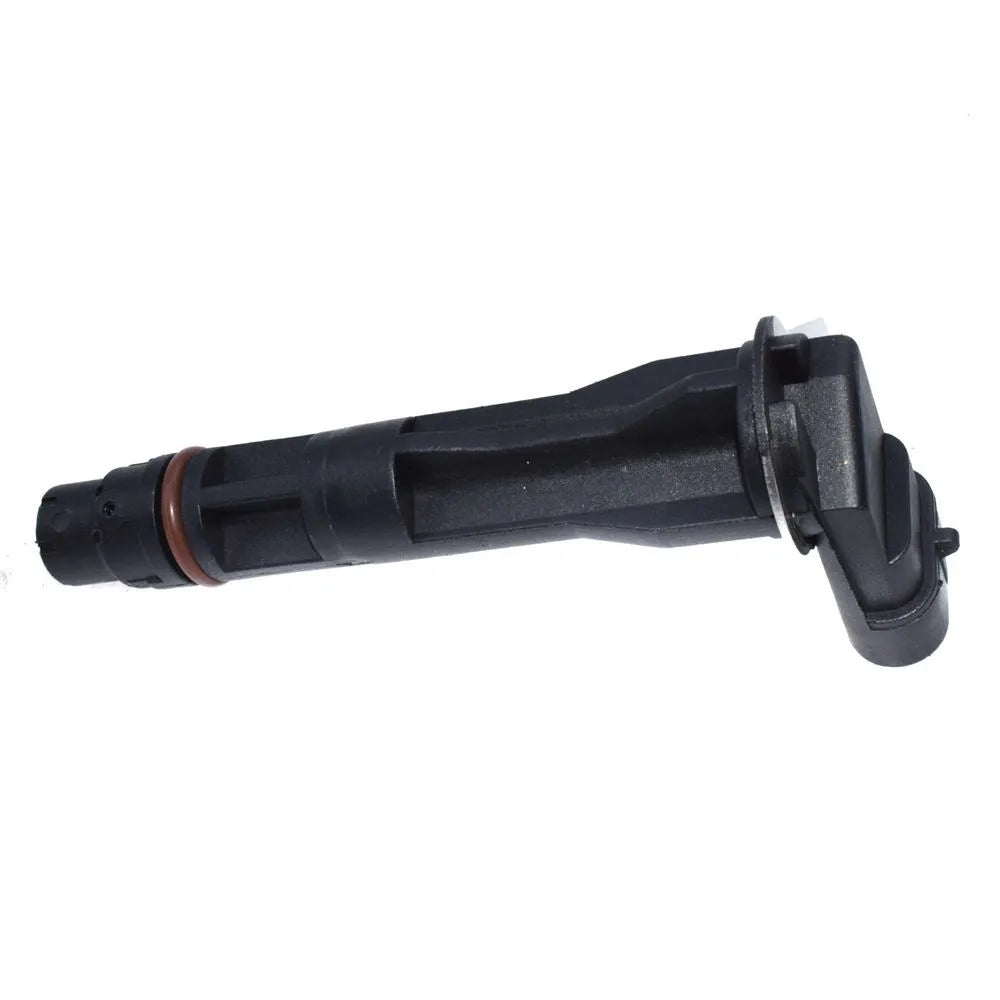 Black universal automotive replacement sensor compatible with General Motors vehicles.