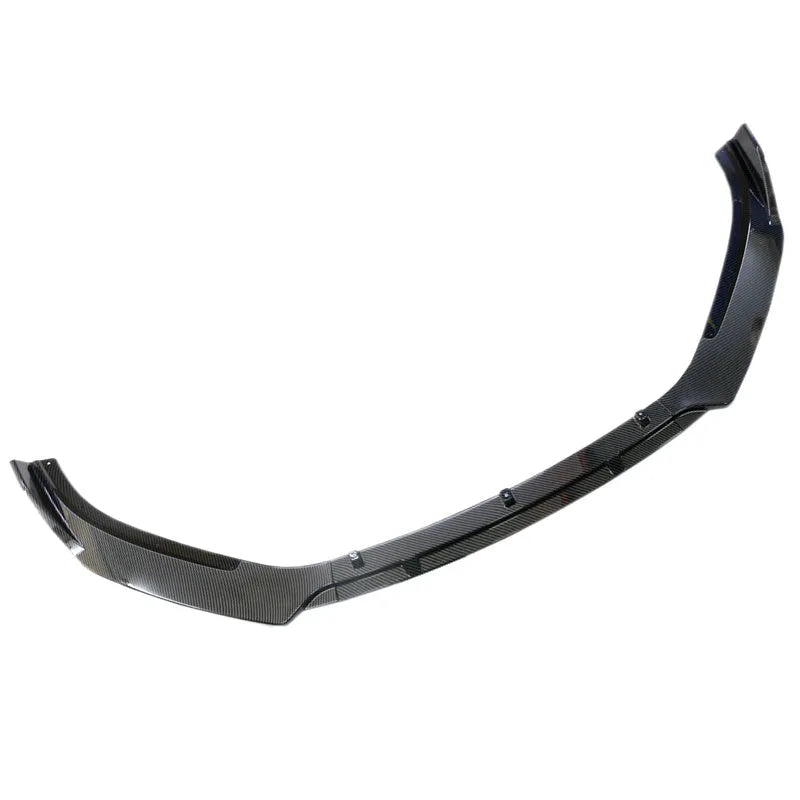 M10 automotive spoiler retrofitting kit for Unksera vehicles showing carbon braze finish option