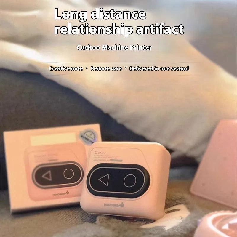 Compact Avocado Green Bluetooth mini thermal printer for mobile phone printing.