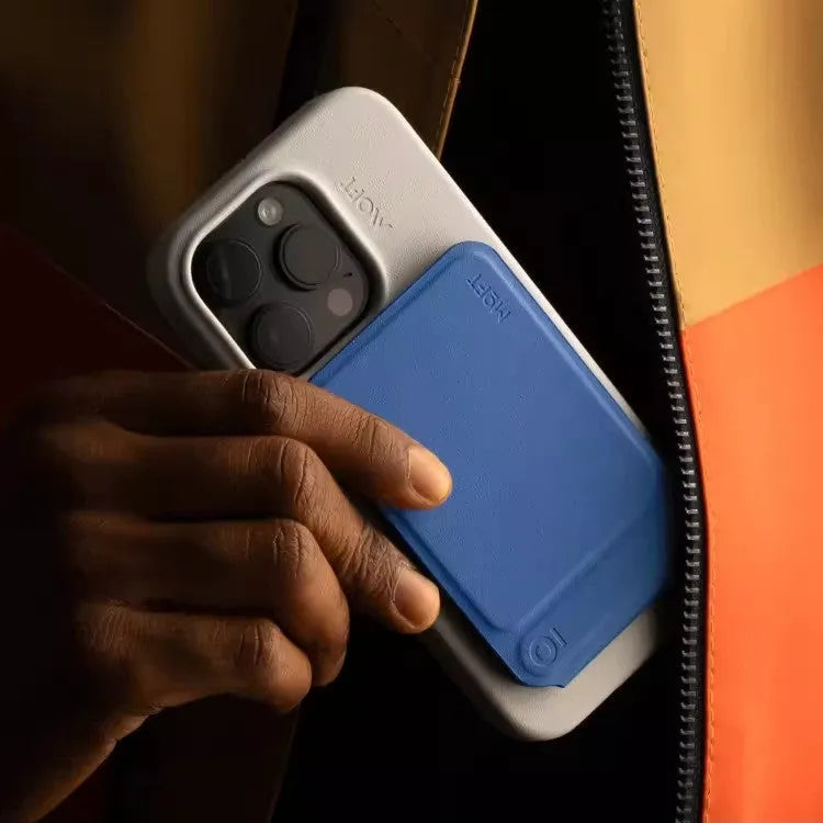 Black magnetic mobile phone holder case showing front view with dimensions 96.5mm by 63.5mm.