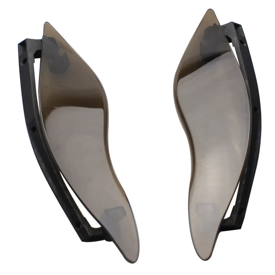 Harley Davidson ABS plastic windshield side wing accessory in black colour