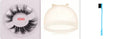 Handmade 5D mink false eyelashes set with storage cap and double-headed application brush