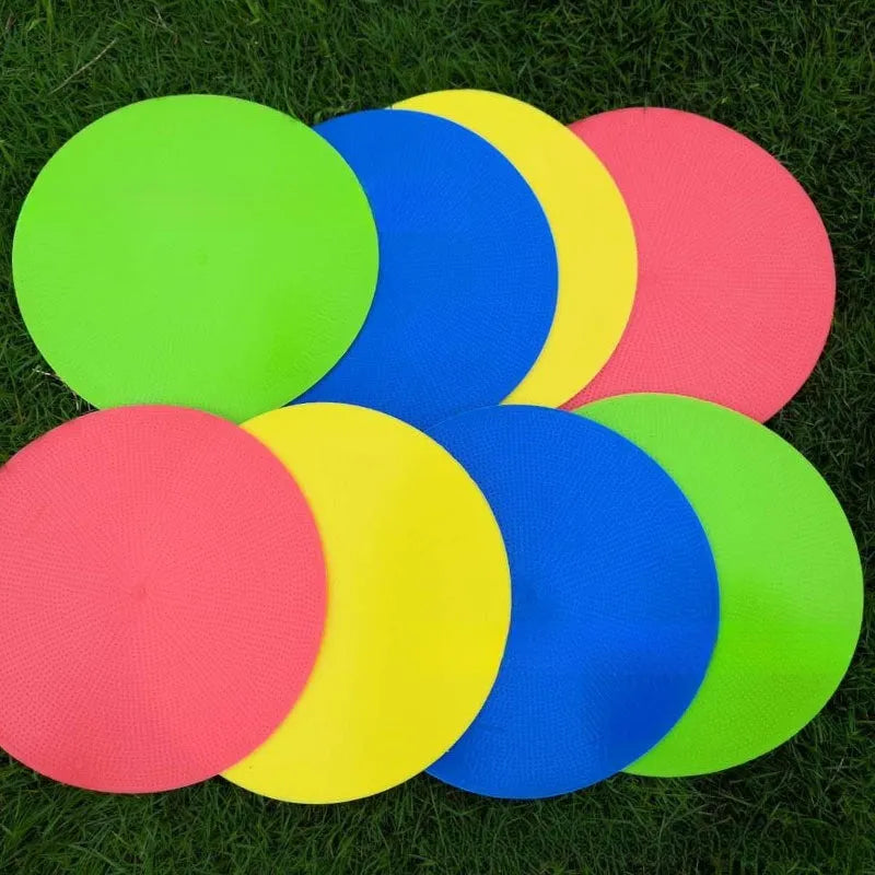 Football training target disc in TPE material with 23cm diameter and 3mm thickness