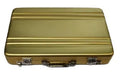 Slim aluminium metal card holder in six colours: red, blue, black, silver, pink, and gold.