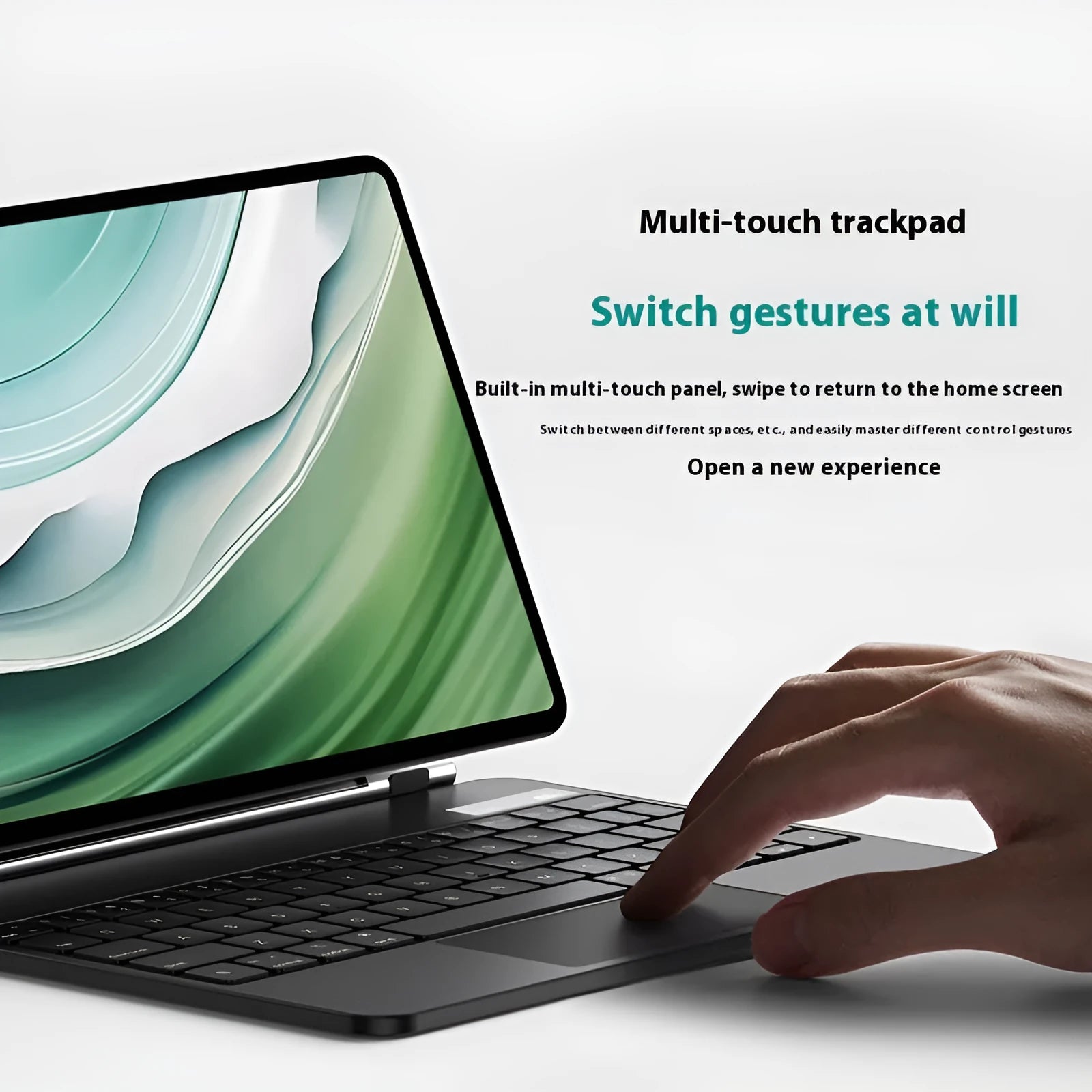 Miaocontrol Keyboard Pro11 wireless Bluetooth keyboard cover for Huawei Matepad11 tablet in black or white