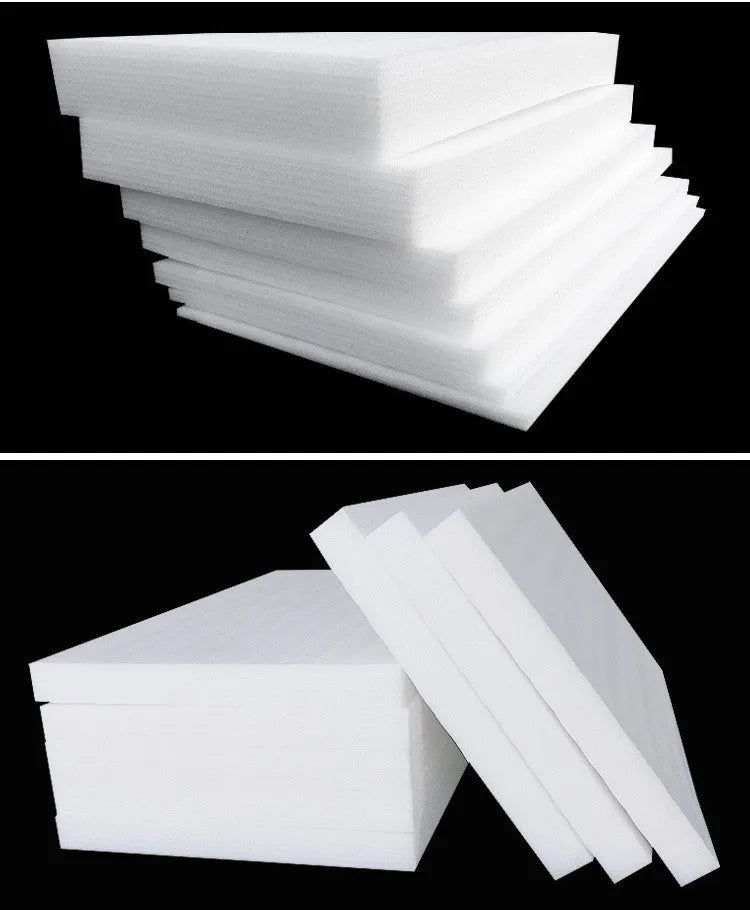 White EPE pearl cotton foam board measuring 2 metres by 1 metre.
