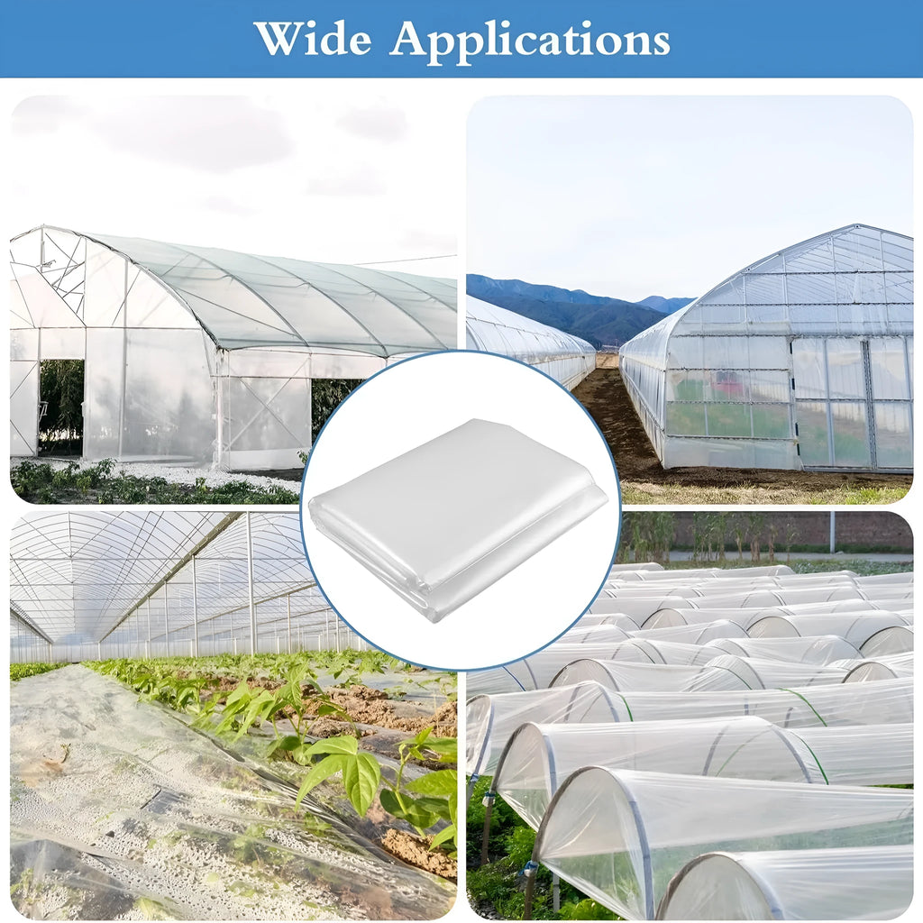 Plastic greenhouse cold proof film for vegetable sheds in 4x8 metre size