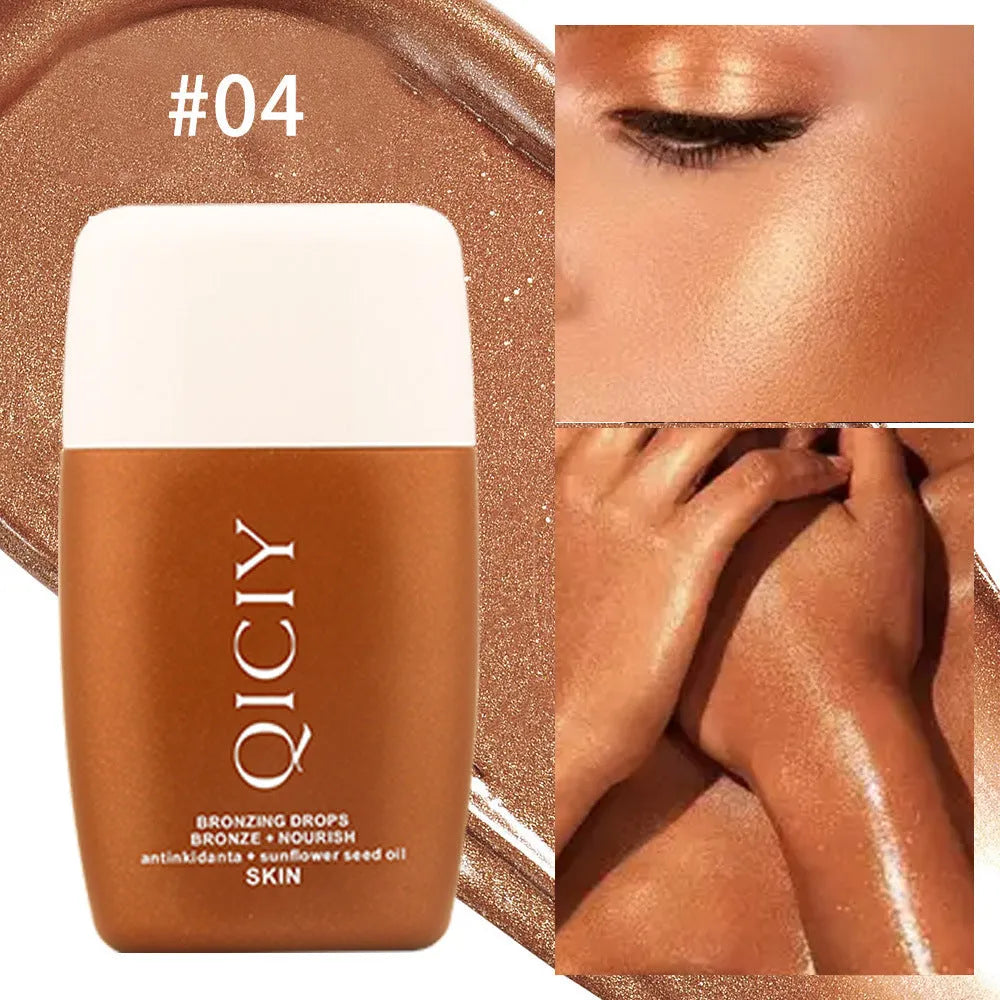 30ml bottle of face and body highlight contour liquid for brightening and shaping.