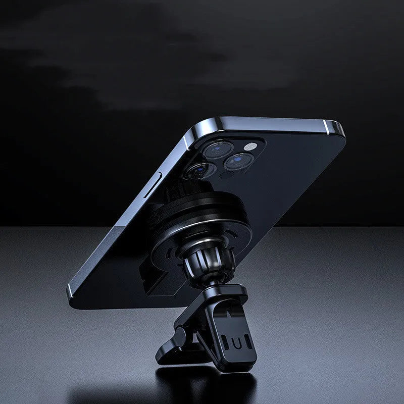 Black and white magnetic wireless charger with PD fast charging support