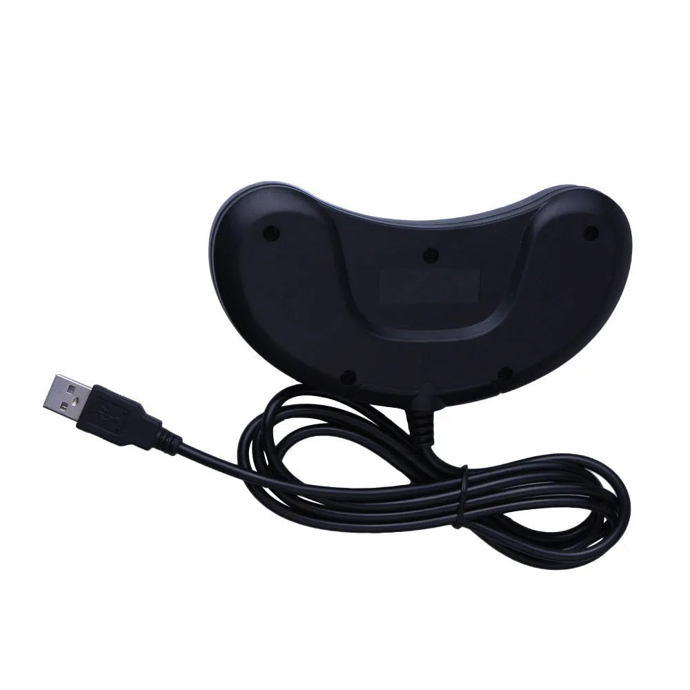 Black Sega USB PC game controller with 1.8 metre cable showing 15.5cm length