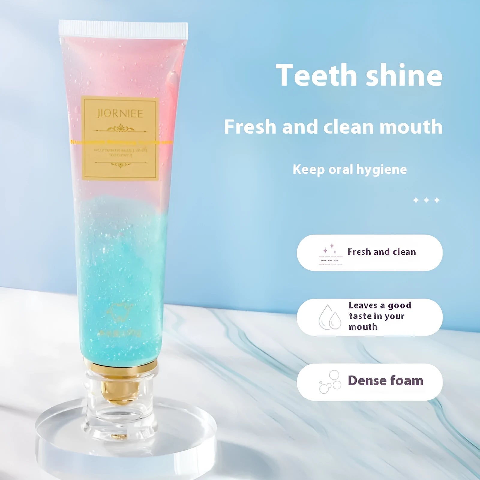100g tube of nicotinamide dazzling white toothpaste for adult oral care with whitening function