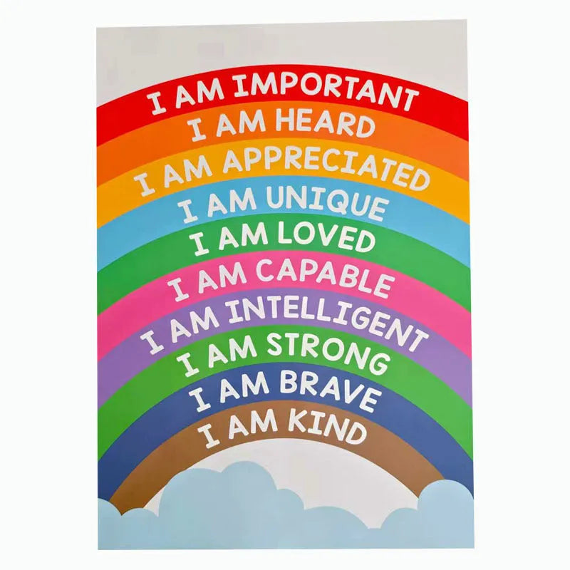 Calm corner poster set 12 or 16 sheets in 42x28cm or 35x25cm for classroom decoration