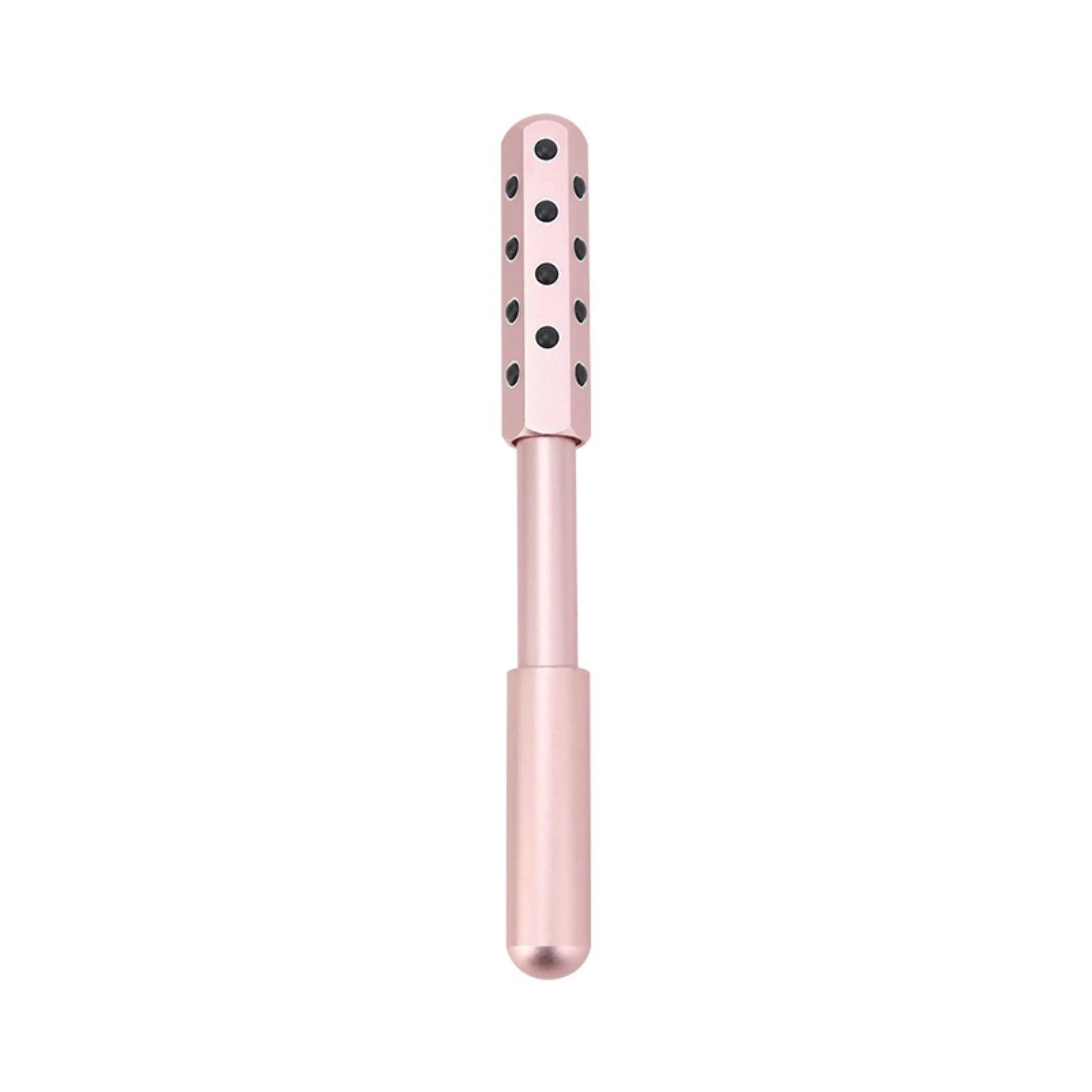 Germanium particle roller massage instrument with 24 embedded particles on 19mm wide head