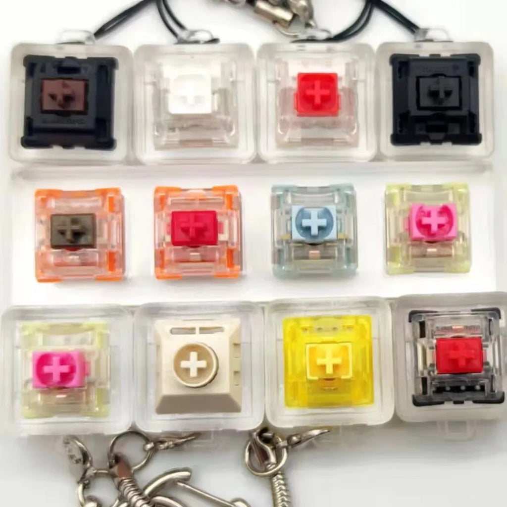 Yellow resin cheese wedge key cap for mechanical keyboards with Cherry MX compatibility