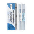 Pet teeth whitening pen set with repair and brightening formulas in white pens measuring 1.3x12.8cm