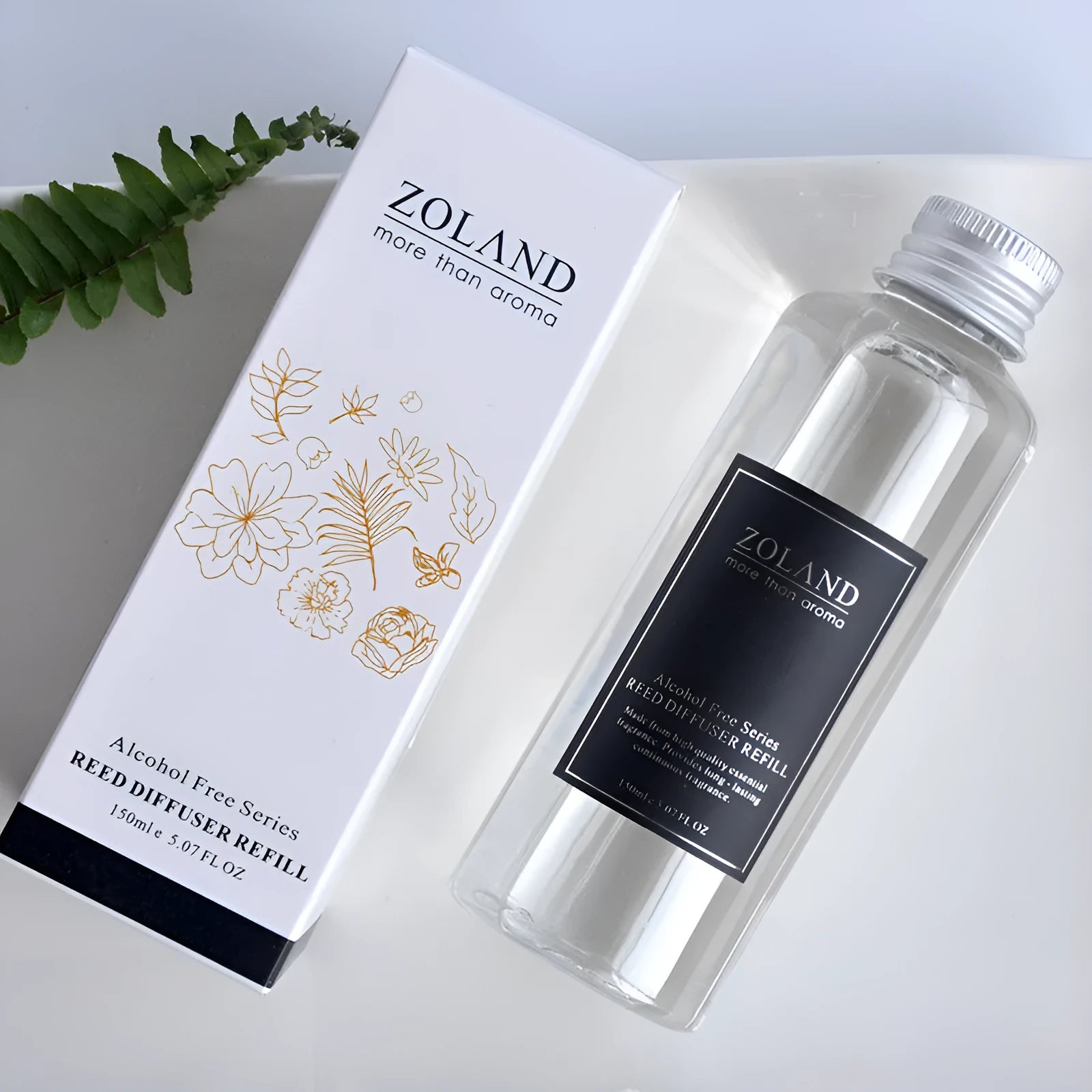 Indoor fragrance air freshening agent aromatherapy oil replenisher refill bottle with multiple scent options including Australian Sandalwood and Black Forest