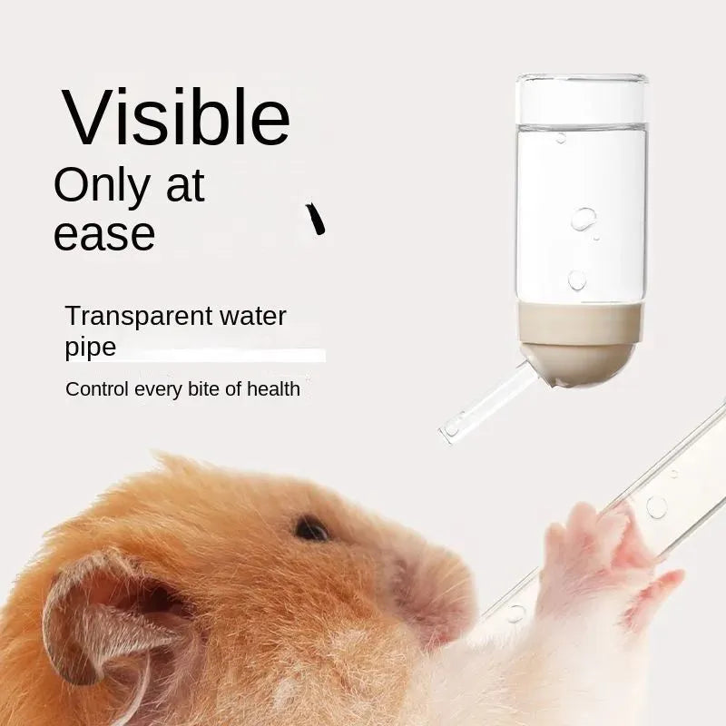 Cream cake hamster kettle 125ml vacuum small pet drinker in multiple colours for hamsters rats chipmunks and mice