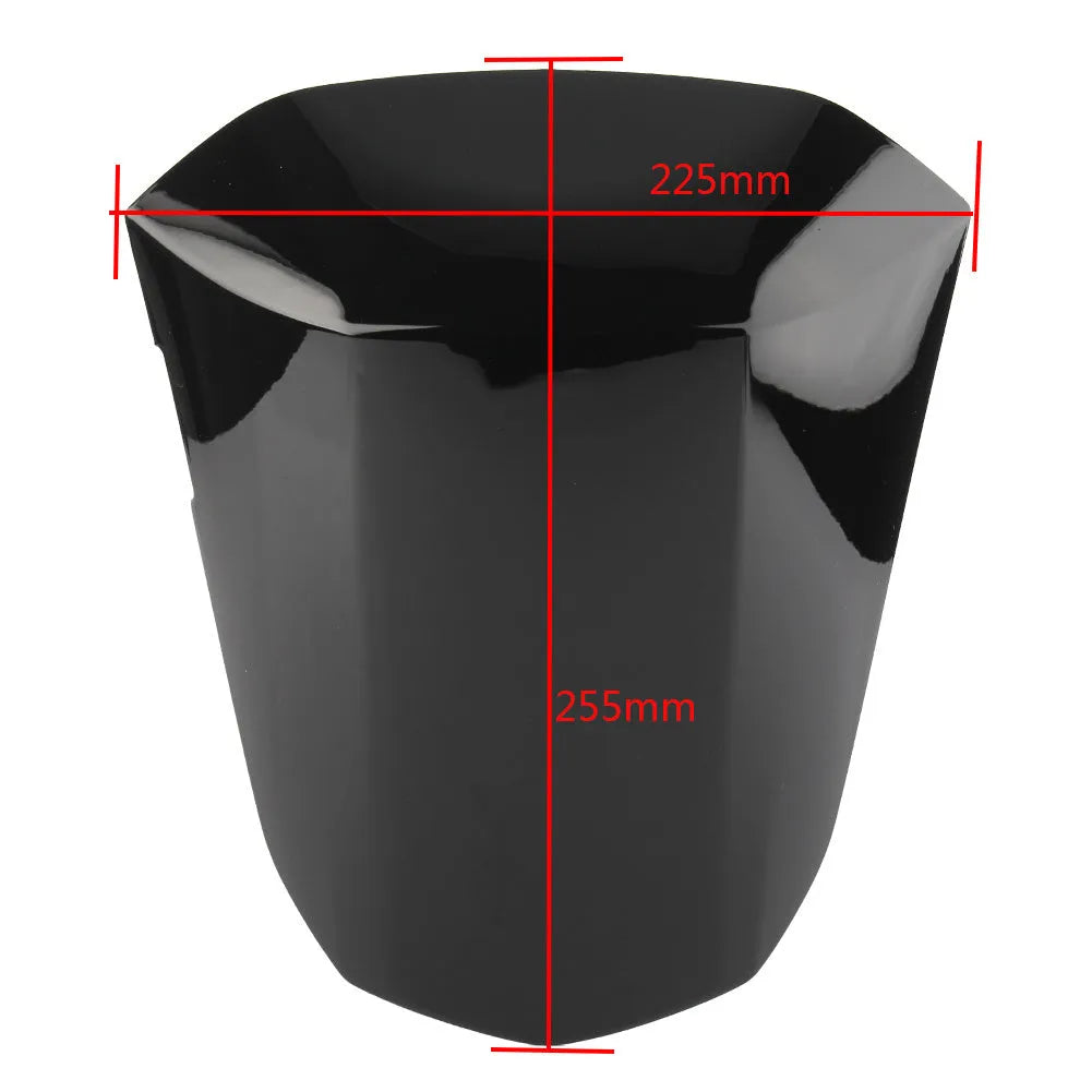 Suzuki GSXR1000 motorcycle rear cowl seat cover in ABS plastic, shown in various colour options.