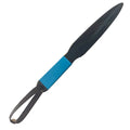 Blue-handled dog break stick measuring 35cm in length, made from nylon for training and chew toy use.