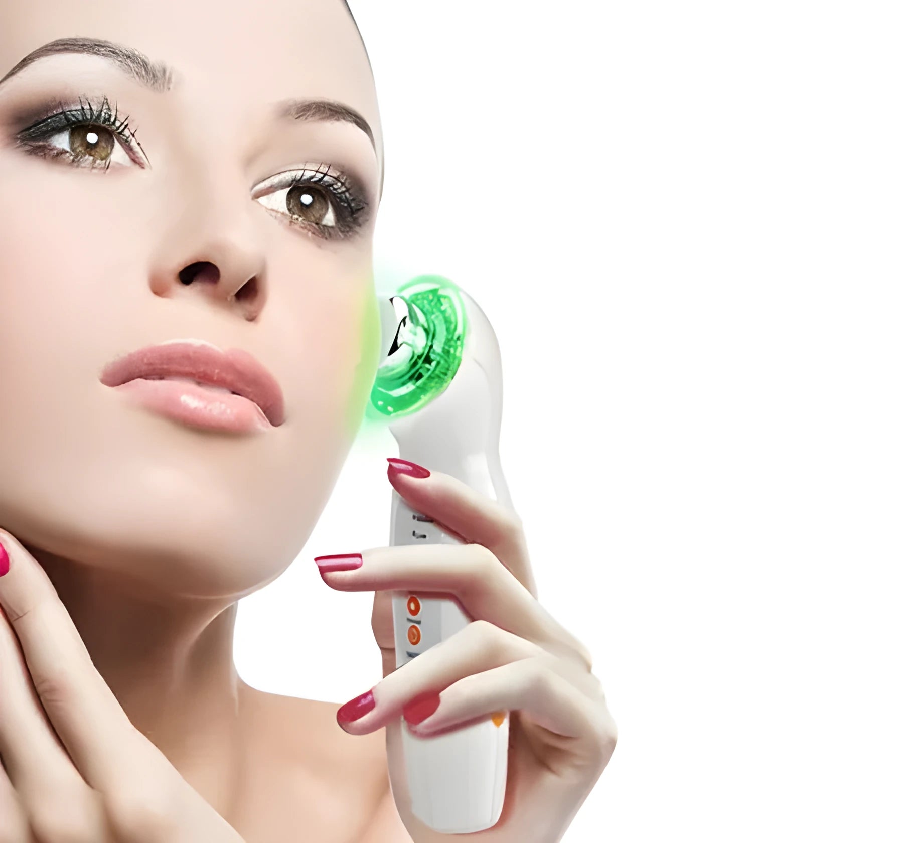 3MHZ LED colour photon massager with 36 adjustable R/G/B phototherapy modes, 150g, 17.5 x 4.7 x 4.4cm, for facial and body skincare