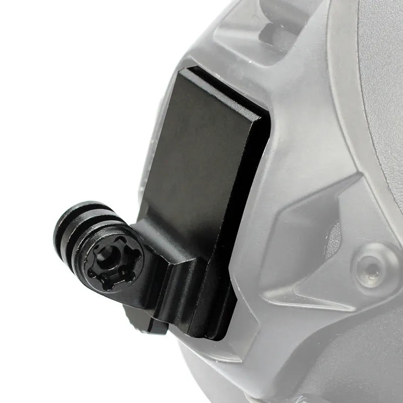 Universal Shadow Stone camera riding helmet holder in classic colour made from aluminium alloy