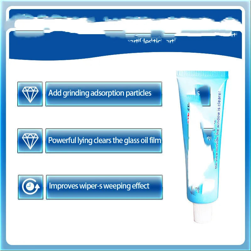 Automotive glass anti-fog kit with 15ml rainproof agent in white English packaging