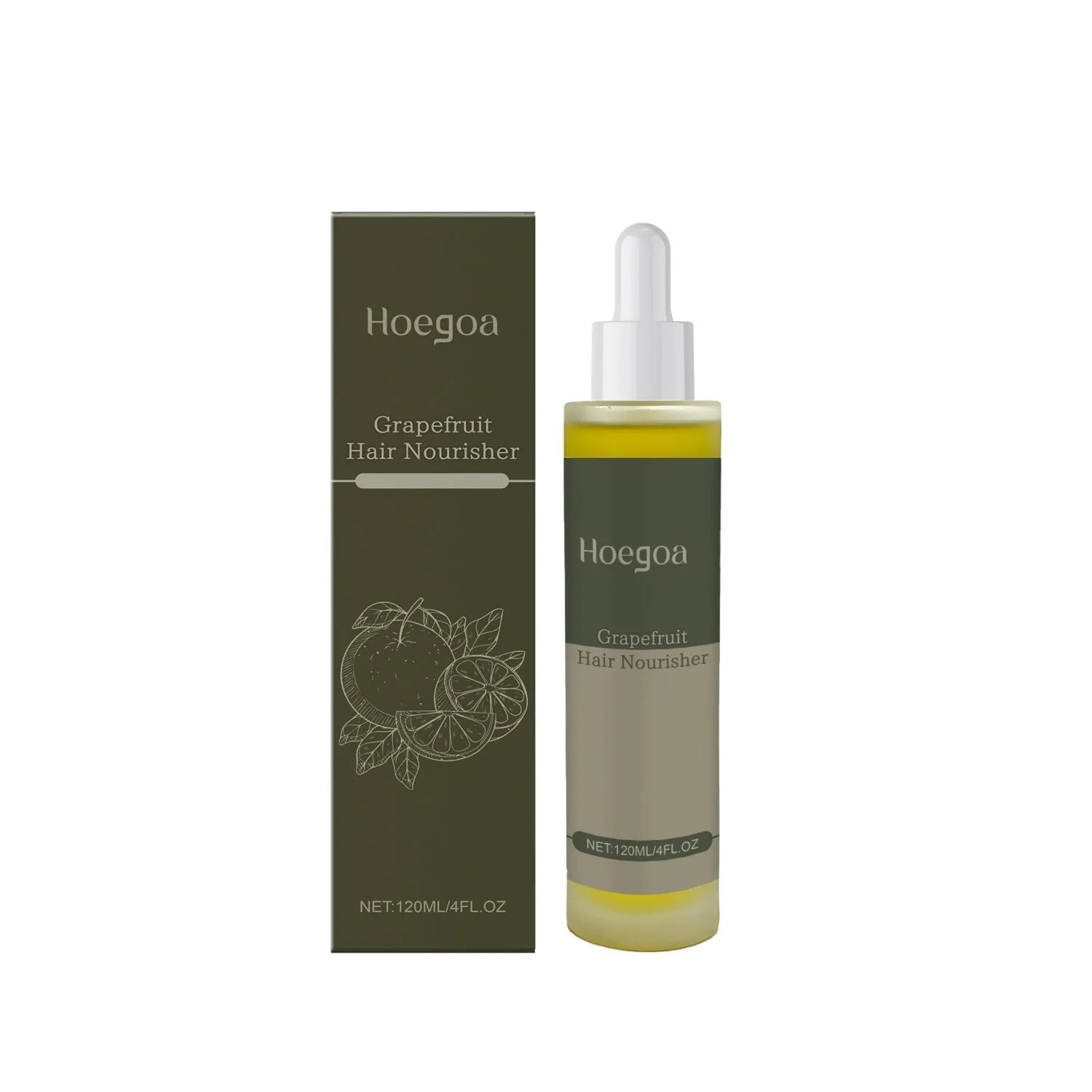 120ml bottle of Grapefruit Hair Conditioner with botanical oils including grapefruit seed, rosemary, and ginger root