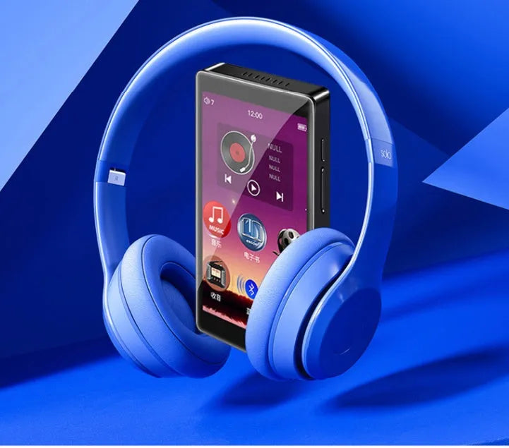 Black Ruizu H1 slim MP4 player with 4-inch touch screen display