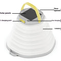 White camping lamp with large lighting capacity for outdoor tents and camping trips