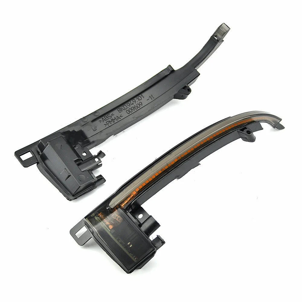 Dynamic LED mirror turn signal indicator light for B8 B8.5 models blackened lens
