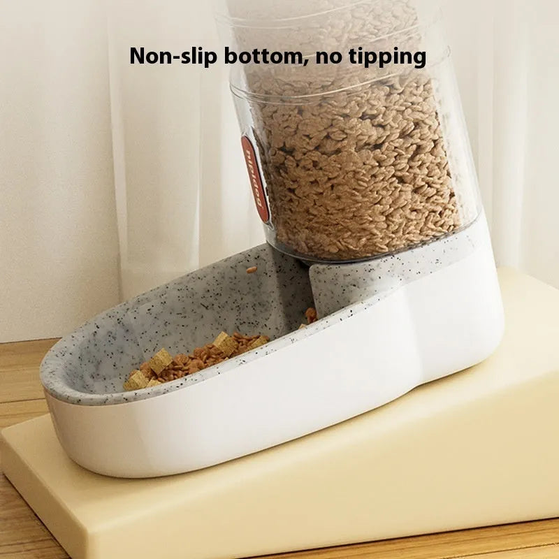 Automatic grey pet water fountain with 3.8L capacity for cats and dogs