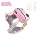 Explosion-proof anti-strangulation pet harness with traction rope in Oxford cloth
