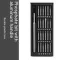 24-in-1 precision magnetic screwdriver repair set with carbon steel bits and chrome vanadium steel shaft on white background