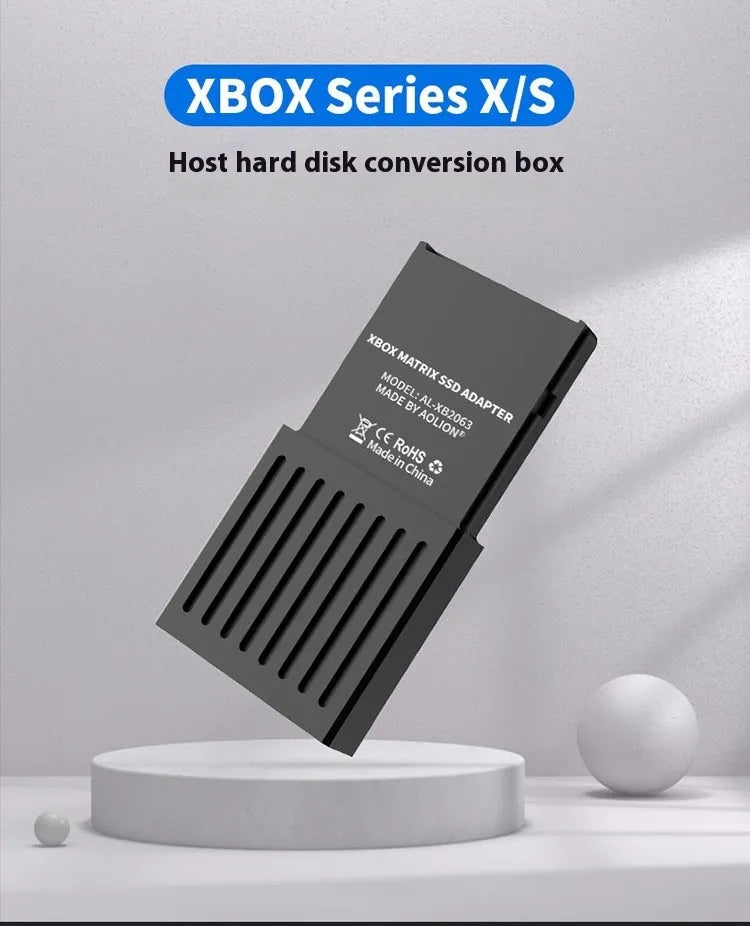 Aluminium alloy Xbox Series S and X hard disk switching box for CFexpress to M.2 SSD conversion