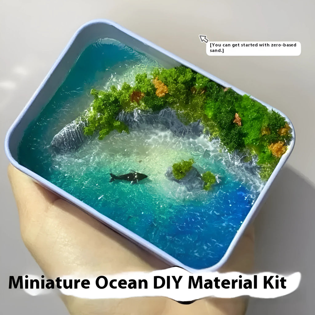 DIY marine landscape ornament with bamboo construction for aquarium decoration