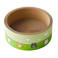 HK round deep pit cat scratch board in 45-50cm size with corrugated paper construction