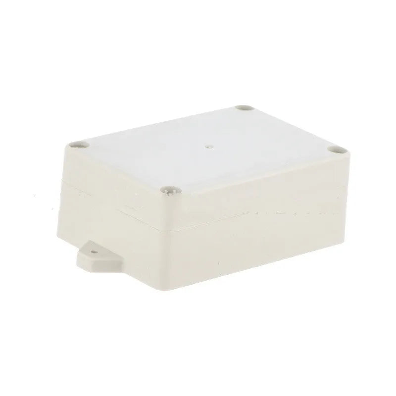 F4B-1 model grey ABS plastic waterproof instrument box showing dimensions 100mm by 68mm by 40mm.