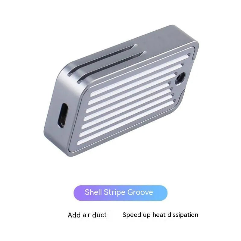 Aluminium alloy dual protocol SSD enclosure for M.2 NVMe and SATA drives with 10Gbps USB 3.2