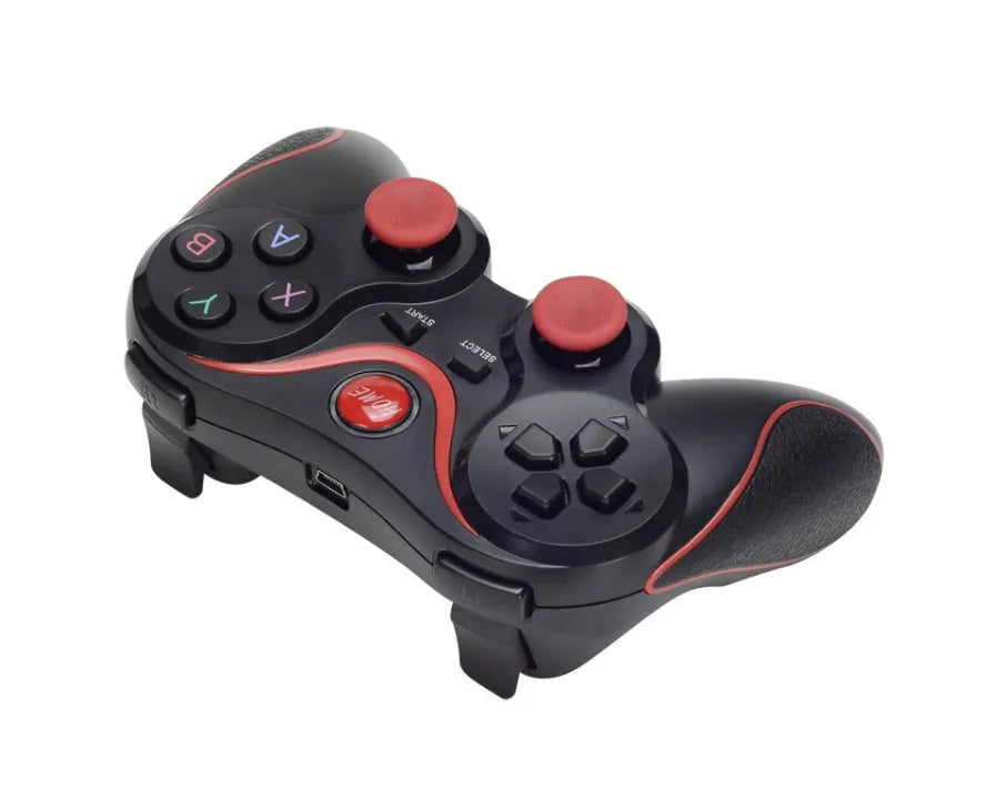 Upgraded X3 Bluetooth wireless game controller for Android phones with charging cable and optional phone clip accessory
